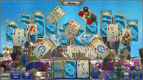 Jewel Match: Atlantis Solitaire 4 screenshot 1