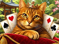 Jewel Match Solitaire Cats and Cards