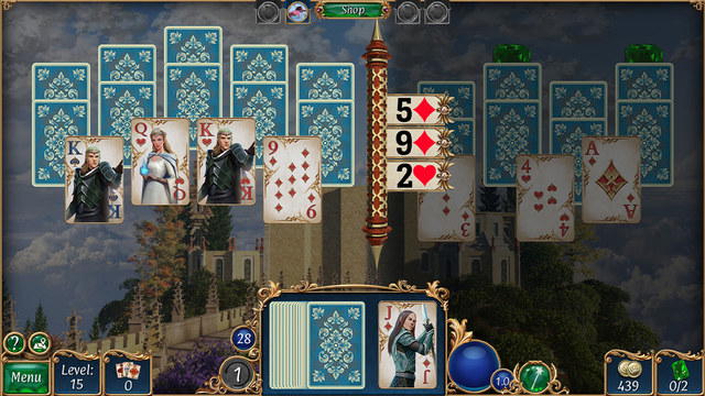 Jewel Match Solitaire Fantasy screenshot