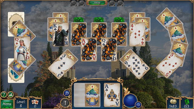 Jewel Match Solitaire Fantasy screenshot 2