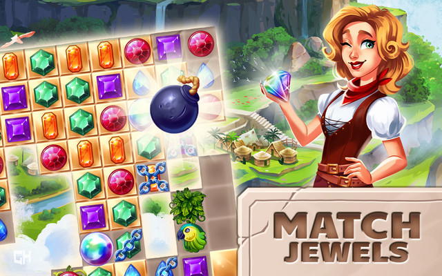 Jewel Quest: Match 3 Adventure screenshot 1