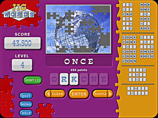 Jig Words screenshot 1
