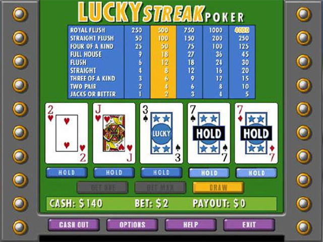 Lucky Streak Poker screenshot 1
