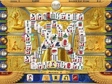 Luxor Mahjong gameplay screenshot