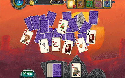 Nordic Storm Solitaire screenshot 1
