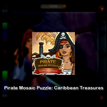 Pirate Mosaic Puzzle: Caribbean Treasures