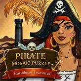 Pirate Mosaic Puzzle: Caribbean Treasures