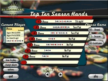 Poker Superstars Invitational screenshot 2
