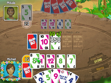 SKIP-BO Castaway Caper screenshot 1