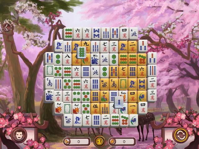 Sakura Day Mahjong 2 screenshot 1