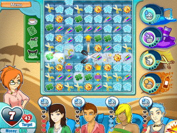 Sally's Quick Clips gameplay screenshot