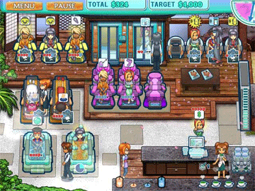 Sally's Spa gameplay screenshot