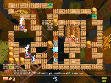 Snowy: Puzzle Islands screenshot 1