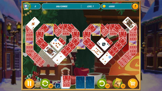 Solitaire Christmas: Match 2 Cards screenshot 2