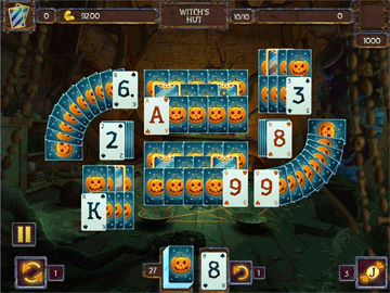 Solitaire Game: Halloween gameplay screenshot
