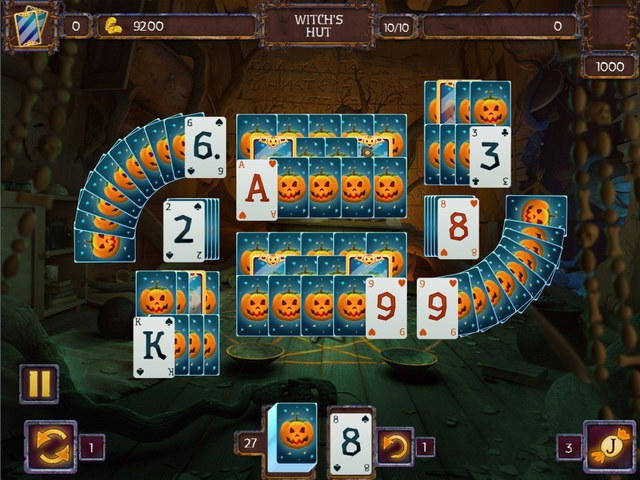 Solitaire Game: Halloween screenshot 1