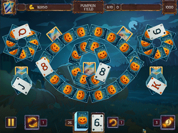 Solitaire Game: Halloween 2 gameplay screenshot