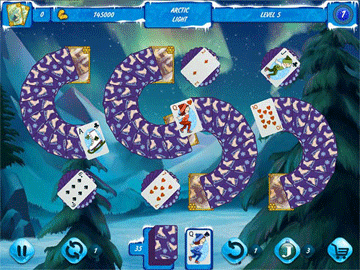 Solitaire Jack Frost: Winter Adventures screenshot 1