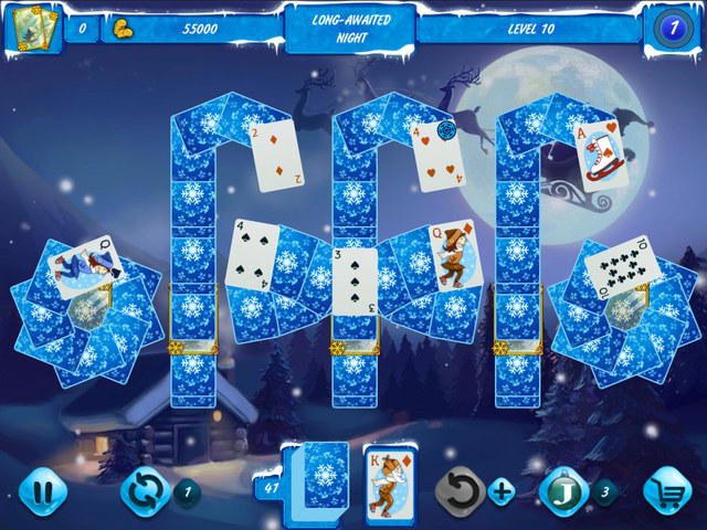 Solitaire Jack Frost: Winter Adventures 2 screenshot 2