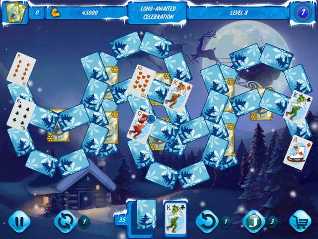 Solitaire Jack Frost: Winter Adventures 3 screenshot 2