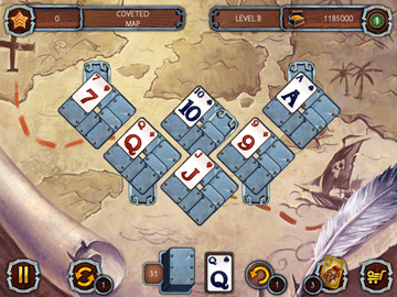 Solitaire Legend of the Pirates screenshot 1