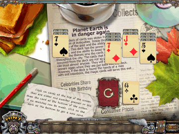 Solitaire Mystery: Stolen Power screenshot 1