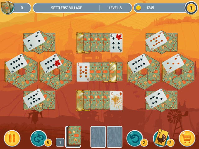 Solitaire Thanksgiving Day: Match 2 Cards screenshot 2