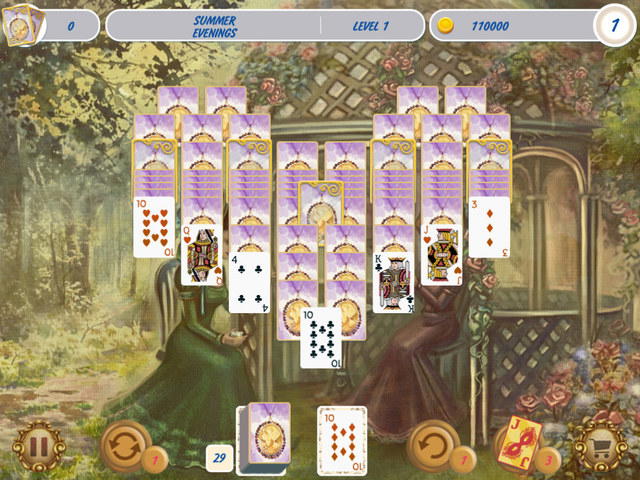 Solitaire Victorian Picnic 2 screenshot 1