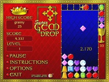 Super Gem Drop screenshot 1