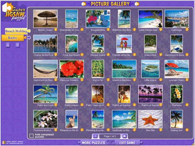 Super Jigsaw Beach Holiday screenshot 1