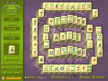 Super Mahjong Solitaire screenshot 1