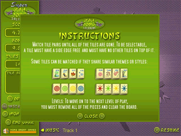 Super Mahjong Solitaire screenshot 2