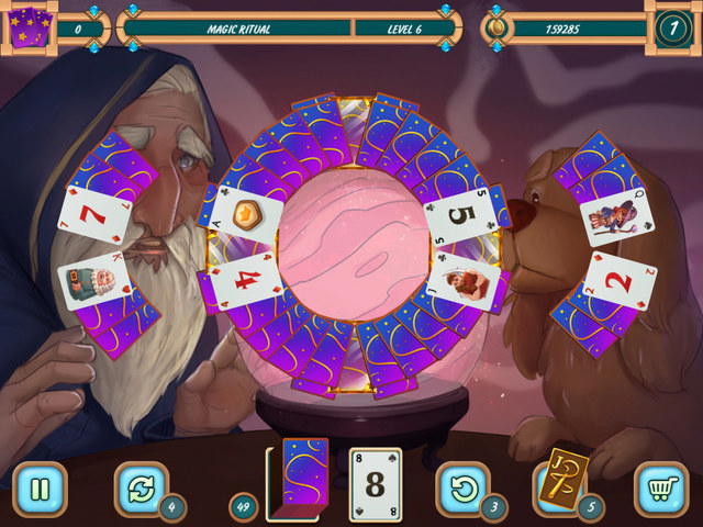 Sweet Solitaire: School Witch screenshot 2