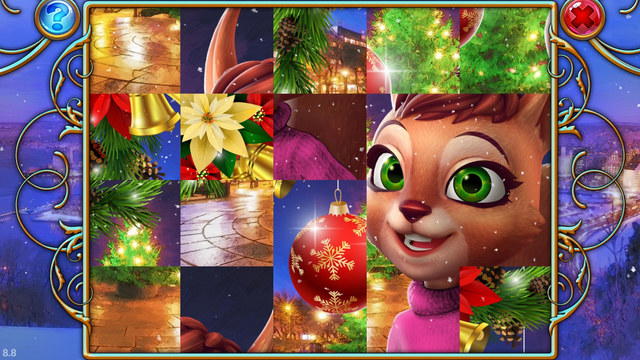Travel Mosaics 11: Christmas Sleigh Ride screenshot 2