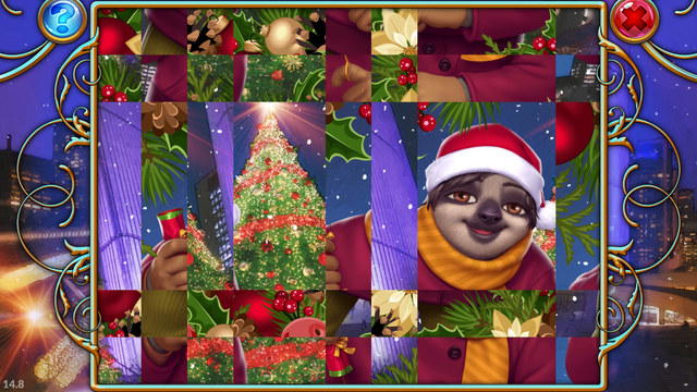 Travel Mosaics 6: Christmas Around the World screenshot 2