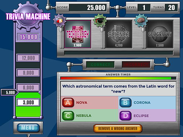Trivia Machine Reloaded screenshot 1