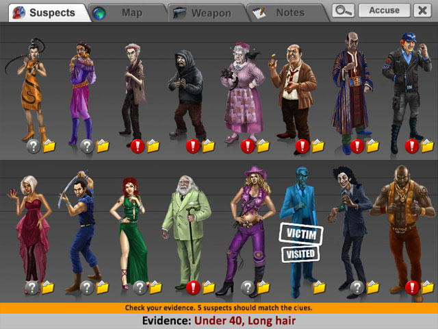 Unlikely Suspects screenshot 2