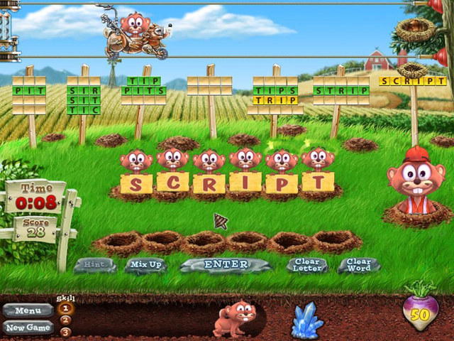 Word Whomp Underground screenshot 1