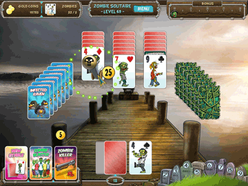 Zombie Solitaire screenshot 1
